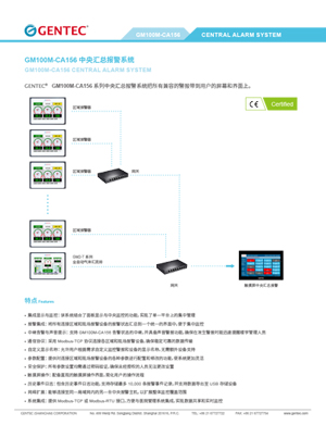 GM100M-CA156 中央汇总报警系统